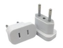 Reis stekker - USA to EU travel adaptor - White