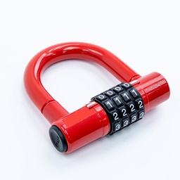 [AM-127S] Re-Settable Combination Padlock - RED